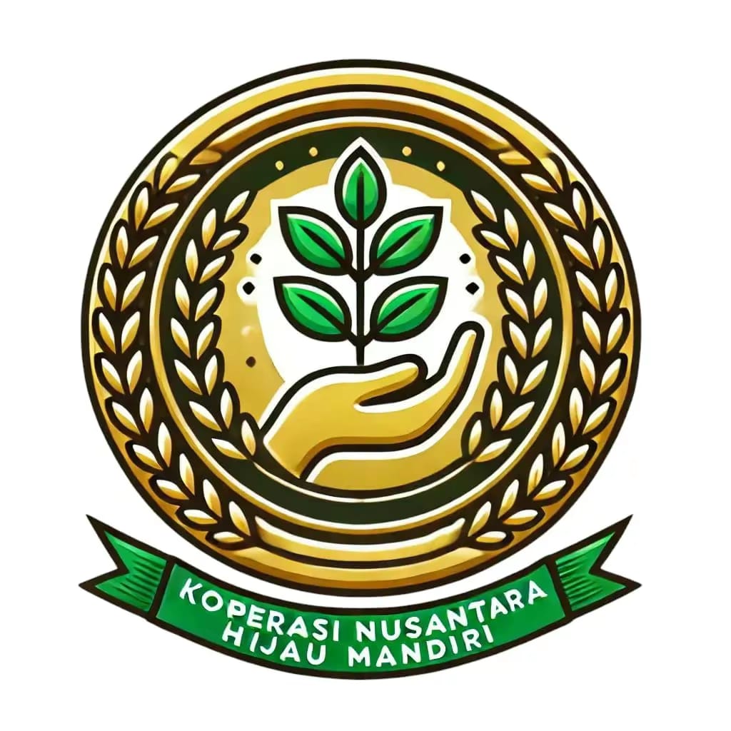 Logo Koperasi Nusantara Hijau