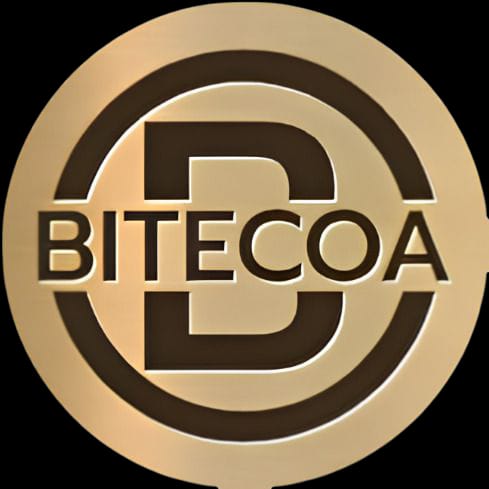 Bitecoa AgriInnovatech — logo emas Nusantara Hijau Ecosystem